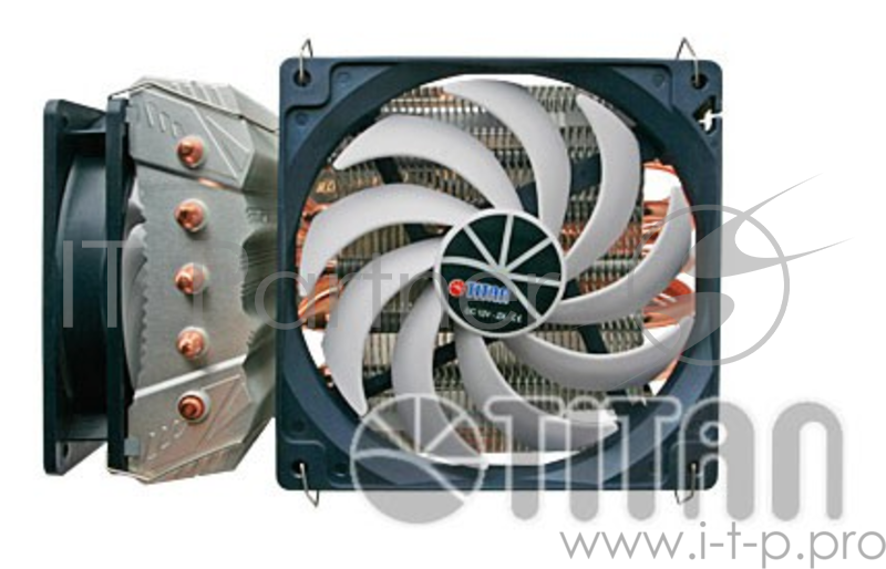 Устройство охлаждения(кулер) Titan FENRIR SIBERIA Soc-FM1/FM2/FM2+/AM2/AM2+/AM3/ 4-pin 8.3-28.8dB Al Ret