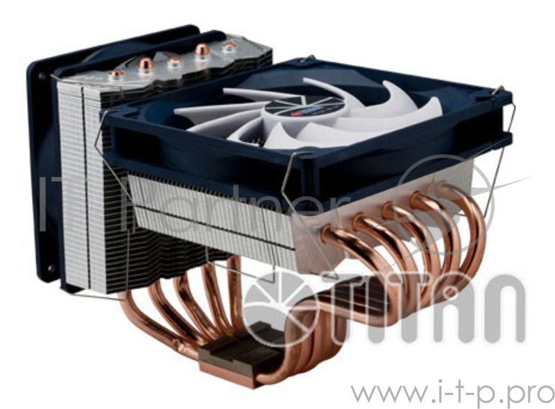 Устройство охлаждения(кулер) Titan FENRIR SIBERIA Soc-FM1/FM2/FM2+/AM2/AM2+/AM3/ 4-pin 8.3-28.8dB Al Ret