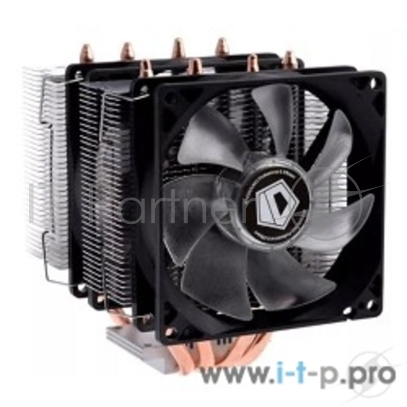 Устройство охлаждения(кулер) ID-Cooling SE-904TWIN 150W/Double fan/PWM/ Blue LED/ all Intel/AMD/Screws
