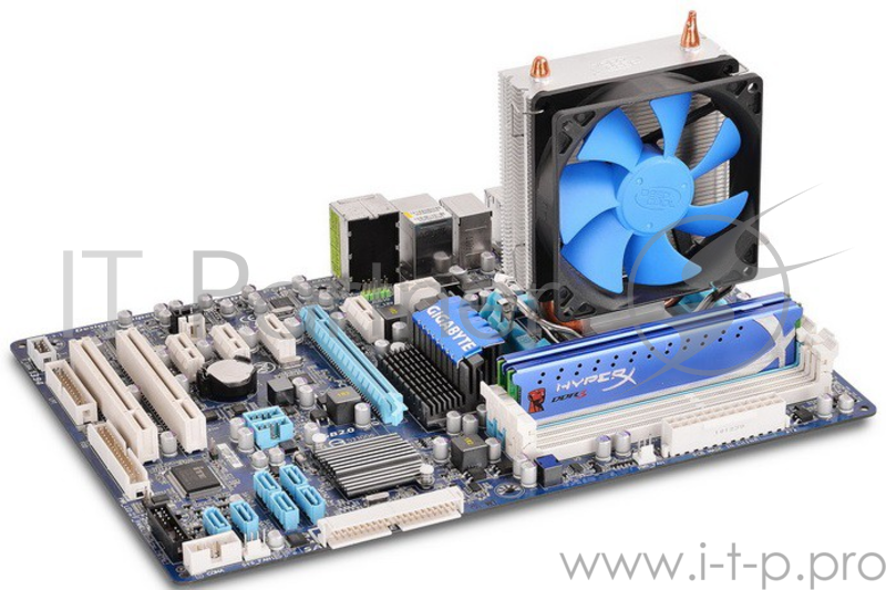 Устройство охлаждения(кулер) Deepcool ICE BLADE 100 Soc-FM1/FM2/AM2/AM2+/AM3/AM3+/ 3-pin 31.6-31.6dB Al 309gr Ret