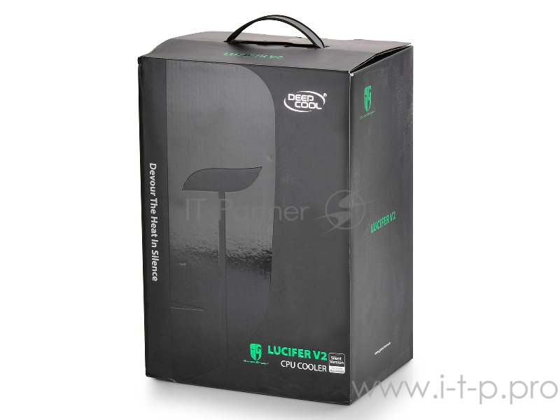 Кулер DEEPCOOL LUCIFER V2 S1155/S1156/S1150/S2011/S1366/ (8шт/кор, TDP 150W, PWM, 6 тепл. трубкок ) RET