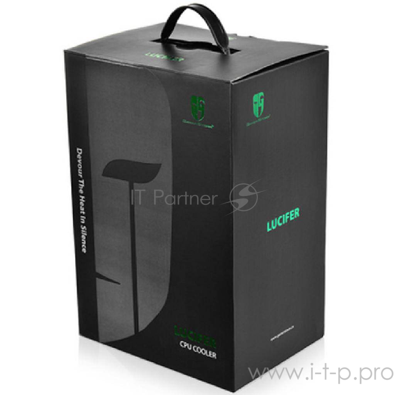 Кулер DEEPCOOL LUCIFER V2 S1155/S1156/S1150/S2011/S1366/ (8шт/кор, TDP 150W, PWM, 6 тепл. трубкок ) RET