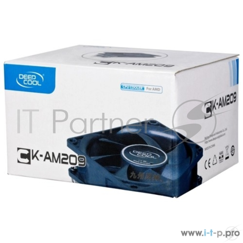 Устройство охлаждения(кулер) Deepcool CK-AM209 Soc-FM2/FM2+/AM2/AM2+/AM3/AM3+/ 3-pin 28dB Al 224gr R
