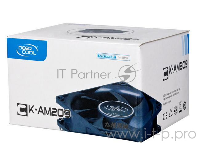 Устройство охлаждения(кулер) Deepcool CK-AM209 Soc-FM2/FM2+/AM2/AM2+/AM3/AM3+/ 3-pin 28dB Al 224gr R