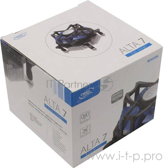 Устройство охлаждения(кулер) Deepcool ALTA7 LGA-1150/S1155/S1156/S775 (36шт/кор, TDP 95W, 2200rpm, 25dB(A),Push-Pin) RET