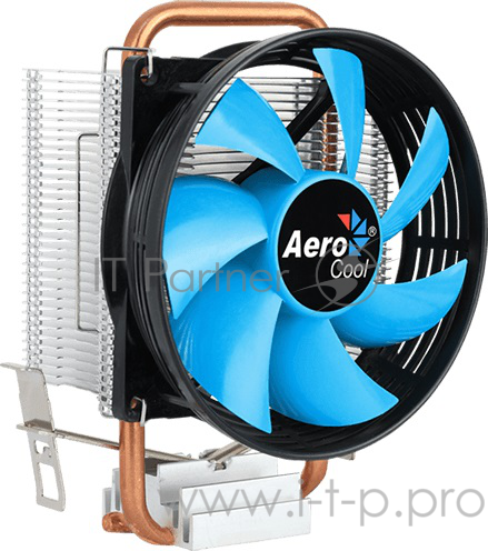 Кулер Aerocool Verkho 1-3P Soc-FM2+/AM2+/AM3+/AM4/1150/11 3-pin 27.6-27.6dB Al+Cu 100W 280gr Ret