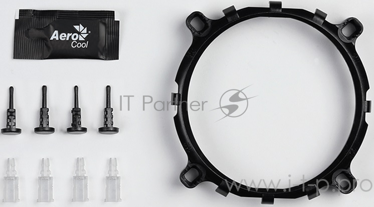 Кулер Aerocool Verkho 1-3P Soc-FM2+/AM2+/AM3+/AM4/1150/11 3-pin 27.6-27.6dB Al+Cu 100W 280gr Ret