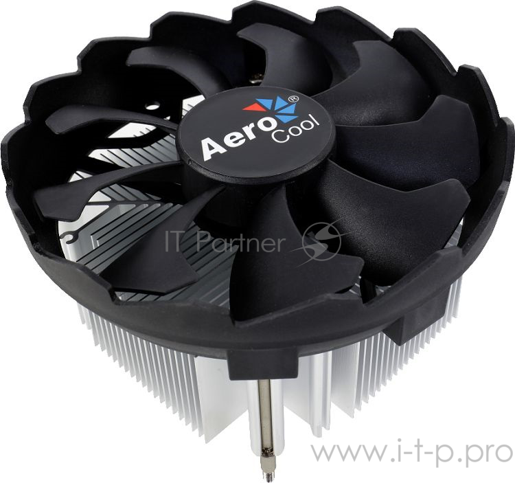 Устройство охлаждения(кулер) Aerocool BAS Soc-1150/1151/1155/ 3-pin 24-24dB Al 100W 422gr Ret