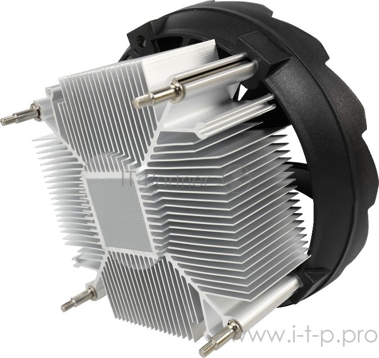 Устройство охлаждения(кулер) Aerocool BAS Soc-1150/1151/1155/ 3-pin 24-24dB Al 100W 422gr Ret