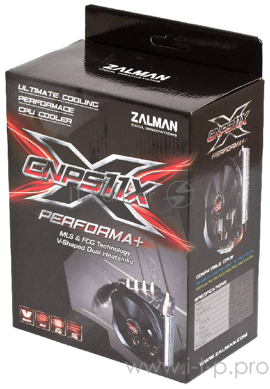 Кулер CPU ZALMAN CNPS11X PERFORMA+ (универсальный, 140W, 17-26dB, 1000-1600 rpm, 120мм, 4pin, медь+алюминий) RTL