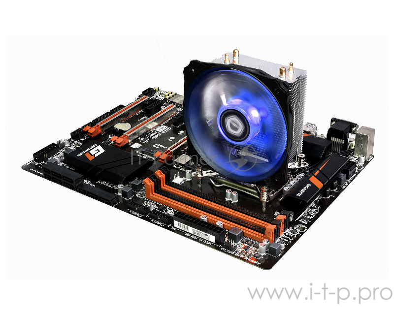 Кулер ID-Cooling SE-912i-B,100W/Blue LED/ Intel 115*