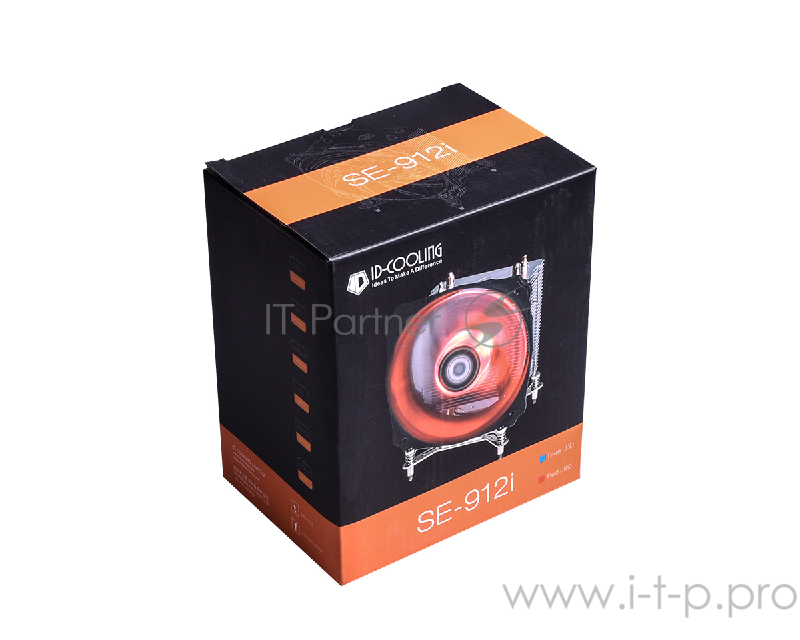 Кулер ID-Cooling SE-912i-R,100W/Red LED/ Intel 115*