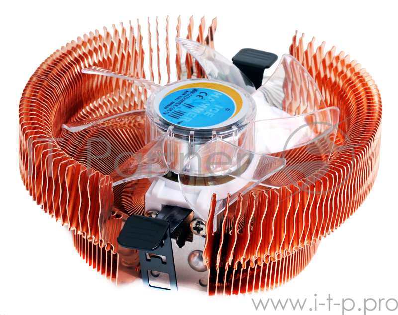 Кулер Ice Hammer IH-3776WV-B (SocketAM2/LGA775/1366, Cu, Neon Blue)