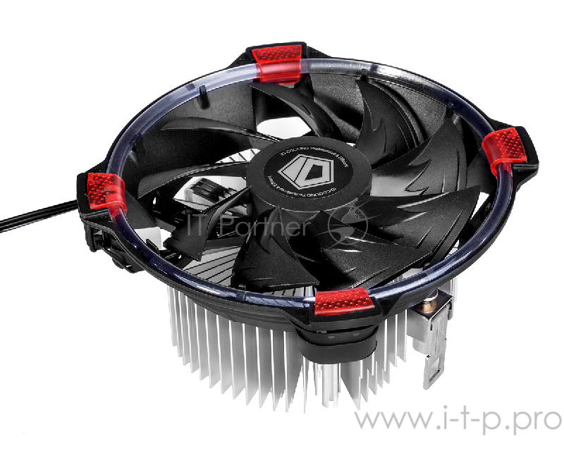 Кулер ID-COOLING DK-03 Halo AMD Red AM4/FM2/+/FM1/AM3/+/AM2/+ (36шт/кор, TDP 100W, FAN 120mm, Red LE