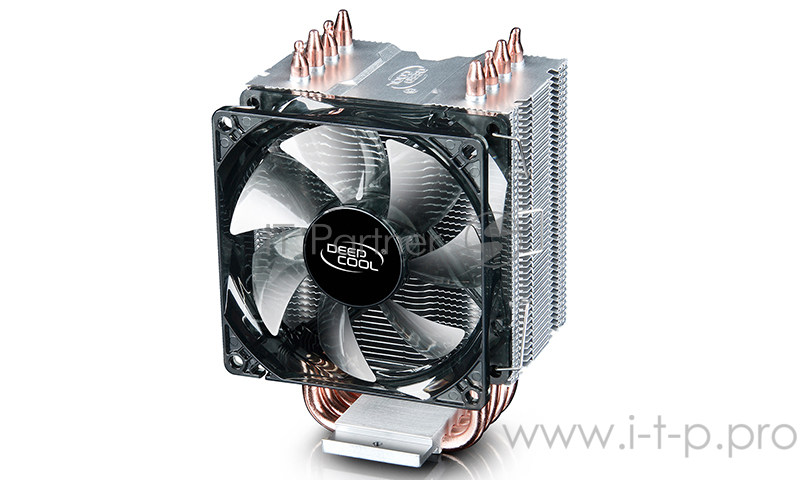 Кулер DEEPCOOL GAMMAXX C40 LGA2066/2011/V3/1366/1155/51/5 (20шт/кор, TDP 130Вт, PWM, 4 тепл. трубки прямого контакта ) RET