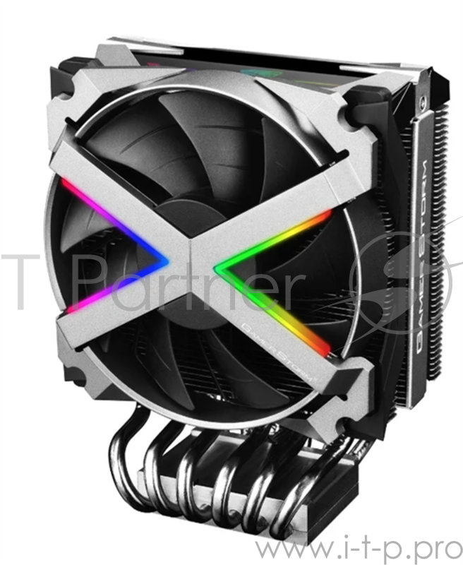 Кулер DEEPCOOL FRYZEN TR4/AM4/AM3+/AM3/AM2+/AM2/FM2+ (4шт/кор, TDP 250W, PWM, RGB Lighting, 6 Heatpipe, Copper Base) RET