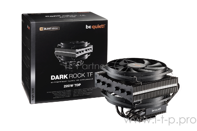 Кулер BE QUIET! DARK ROCK TF / LGA 775,115x,1366,2011-3, AM2+,AM3+,FM1,FM2+ / 220W TDP / PWM / BK020