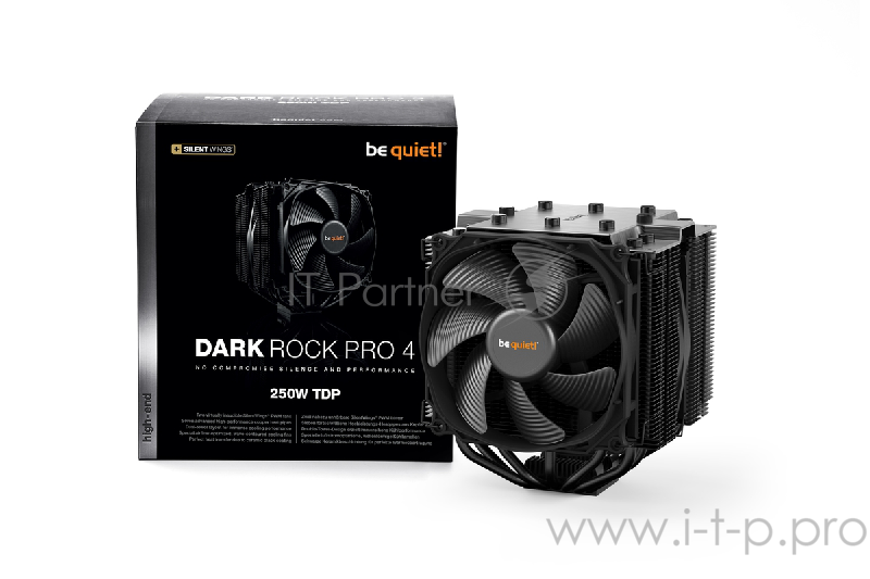 Кулер BE QUIET! DARK ROCK PRO 4 / LGA 115x,1366,2011,2066, AM2+,AM3+,AM4,FM1,FM2+ / 250W TDP / PWM /
