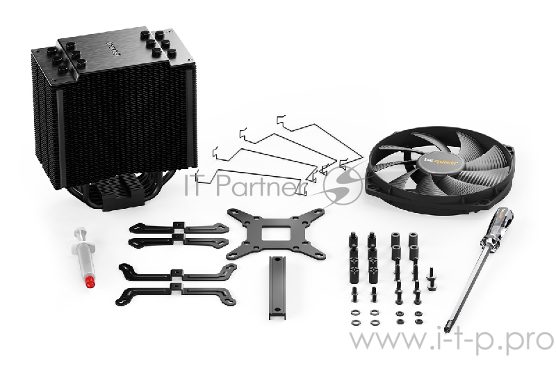 Кулер BE QUIET! DARK ROCK 4 / LGA 115x,1366,2011,2066, AM2+,AM3+,AM4,FM1,FM2+ / 200W TDP / 135mm PWM