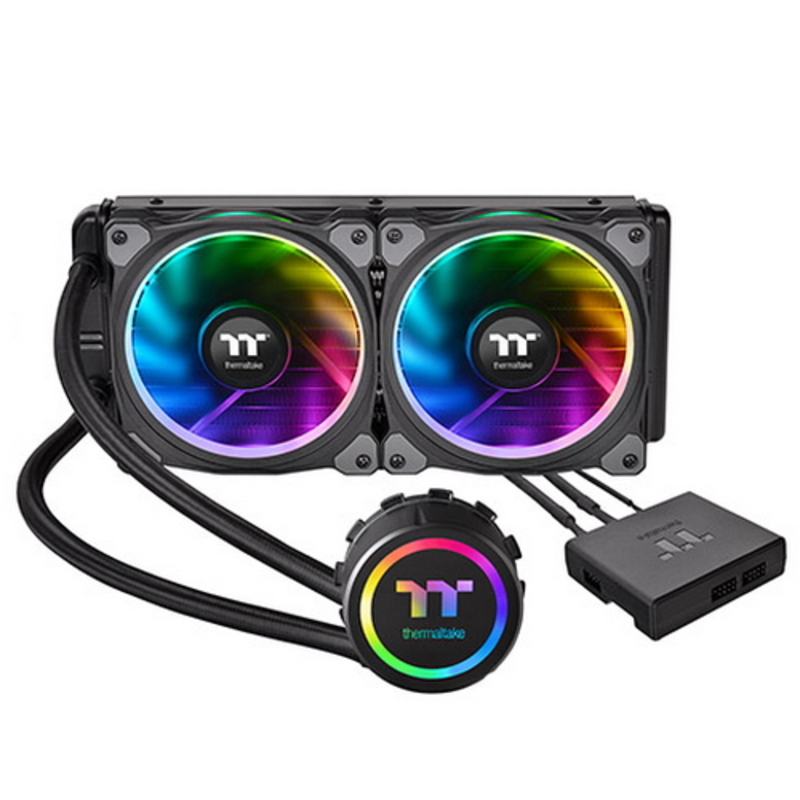 Вентилятор Thermaltake Premium Floe Riing RGB 240 (CL-W157-PL12SW-A)