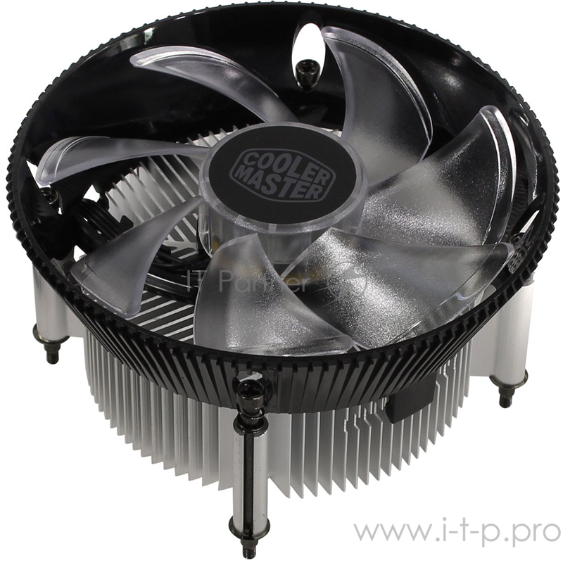 Cooler Master CPU Cooler I70C PWM, Intel 115*, 95W, AlCu, Blue LED fan, 4pin