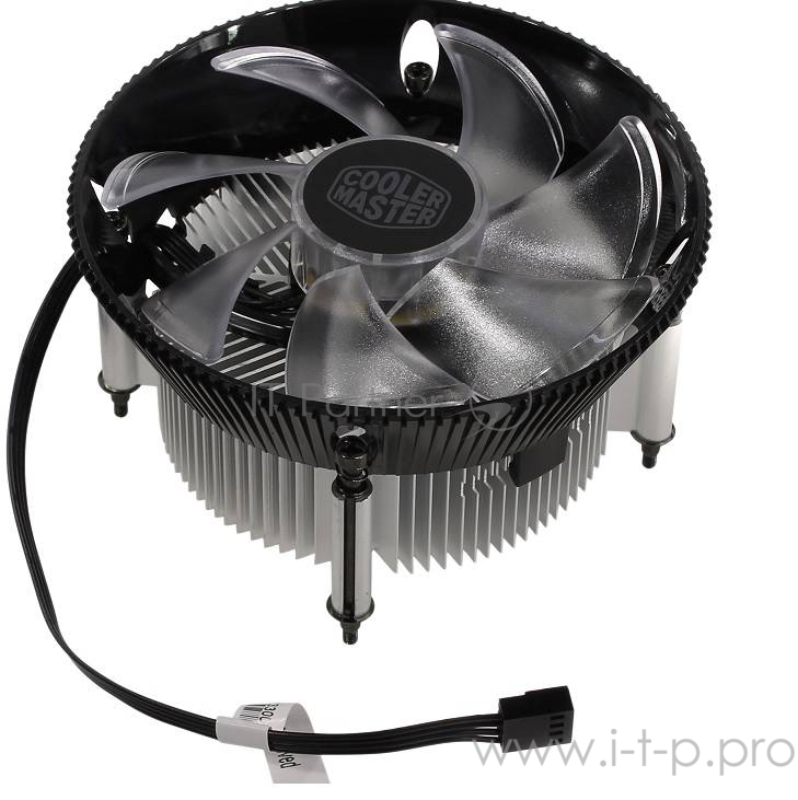 Cooler Master CPU Cooler I70C PWM, Intel 115*, 95W, AlCu, Blue LED fan, 4pin