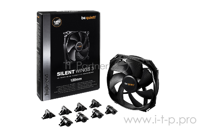Корпусной вентилятор BE QUIET! SILENT WINGS 3 120mm / BL064