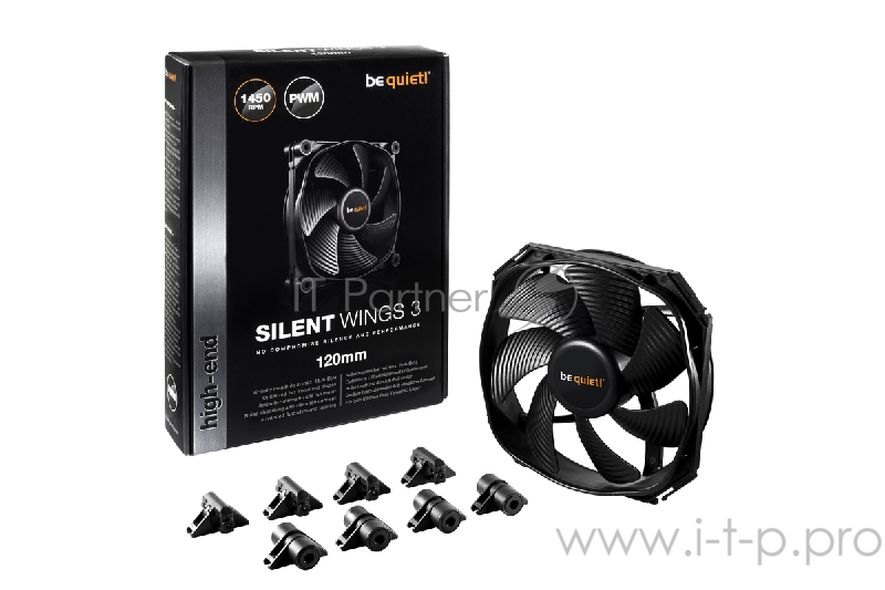 Корпусной вентилятор BE QUIET! SILENT WINGS 3 120mm PWM / BL066