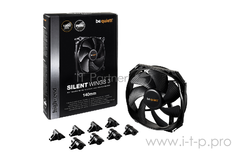 Корпусной вентилятор BE QUIET! SILENT WINGS 3 140mm PWM / BL067