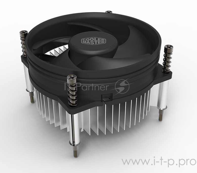 Cooler Master CPU Cooler I30 PWM, Intel 115*, 65W, Al, 4pin