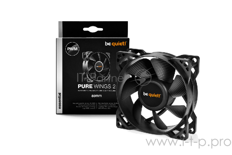 Корпусной вентилятор BE QUIET! PURE WINGS 2 80mm PWM / BL037