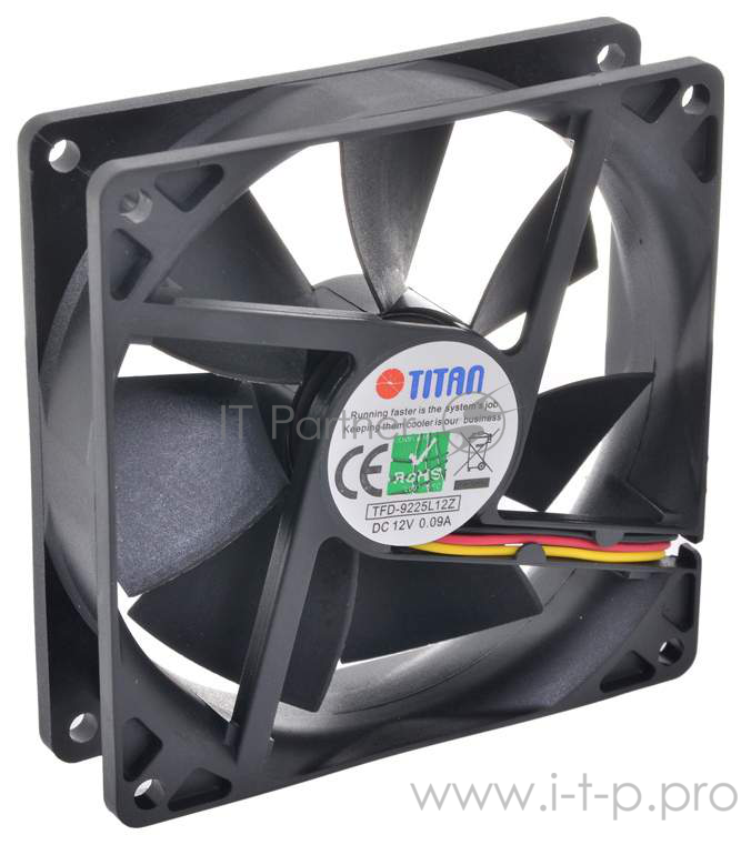 Вентилятор Titan TFD-9225L12Z 90x90 3-pin 22dB Ret