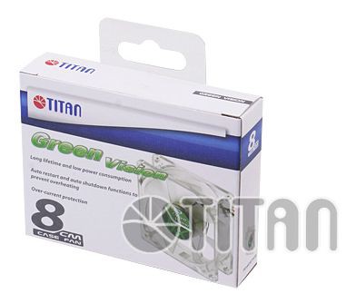 Вентилятор Titan TFD-8025GT12Z 80x80 3-pin 15dB Ret