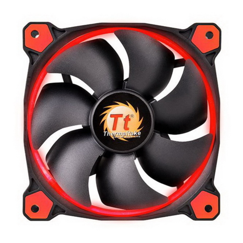 Вентилятор Thermaltake Riing 14 LED 140mm Red + LNC (CL-F039-PL14RE-A)