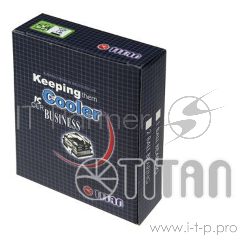 Вентилятор Titan DCF-8025L12S 80x80 3-pin 25dB Ret