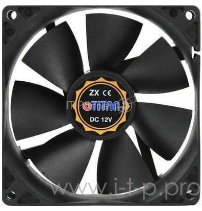 Вентилятор Titan DCF-8025L12S 80x80 3-pin 25dB Ret