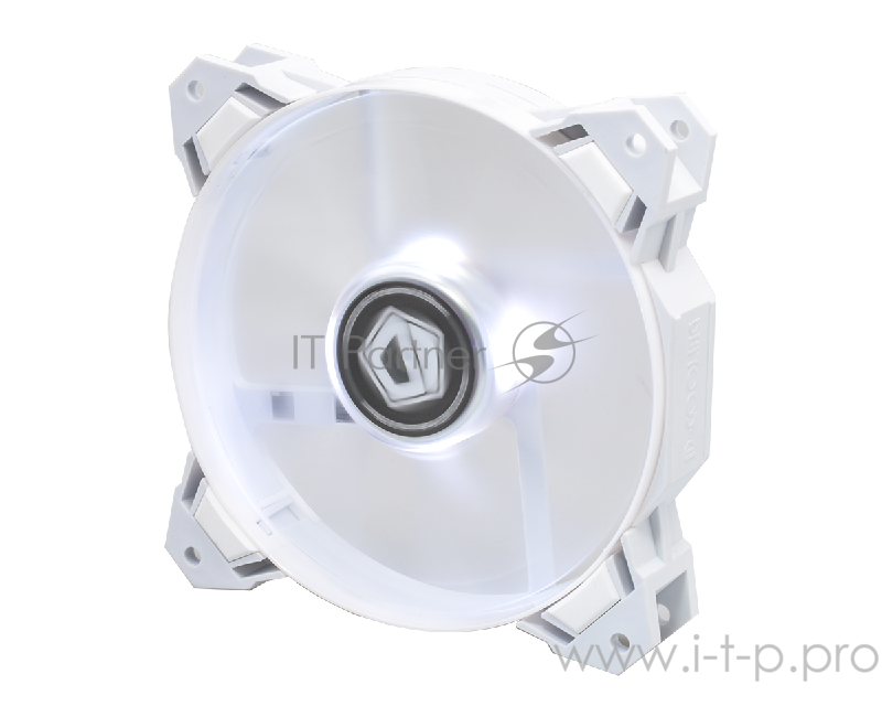 Вентилятор ID-Cooling SF-12025-W White LED / PWM / White frame (120x120x25 мм,800-2000 об/мин)