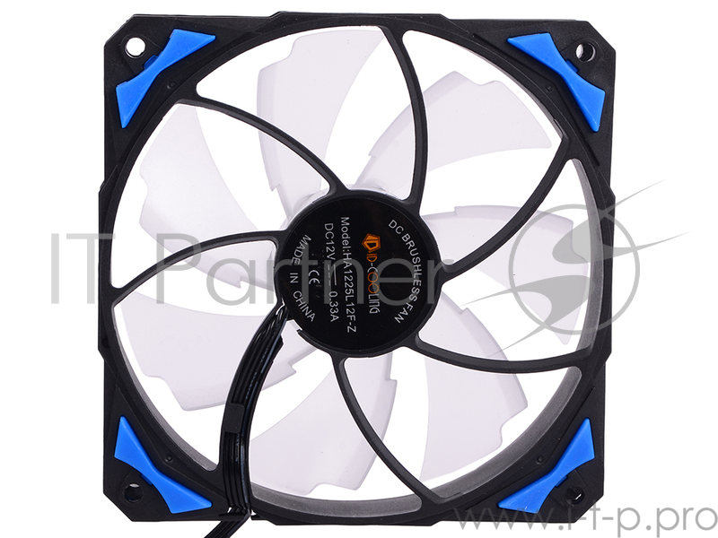 Вентилятор ID-Cooling PL-12025-B Blue LED/PWM