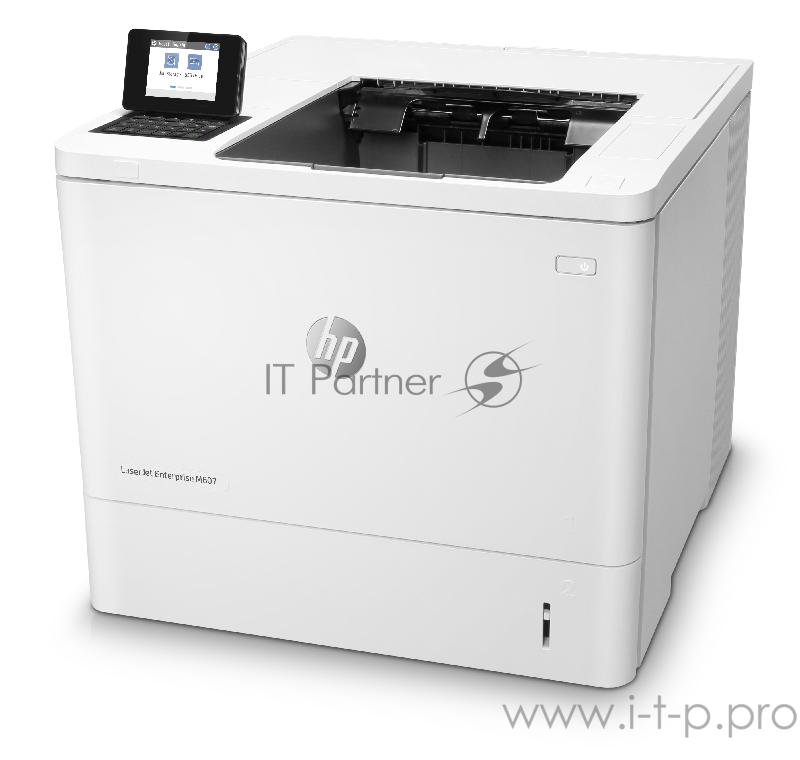 Лазерный принтер HP LaserJet Enterprise M607n A4, 1200x1200dpi, бело-черный (USB2.0, LAN)