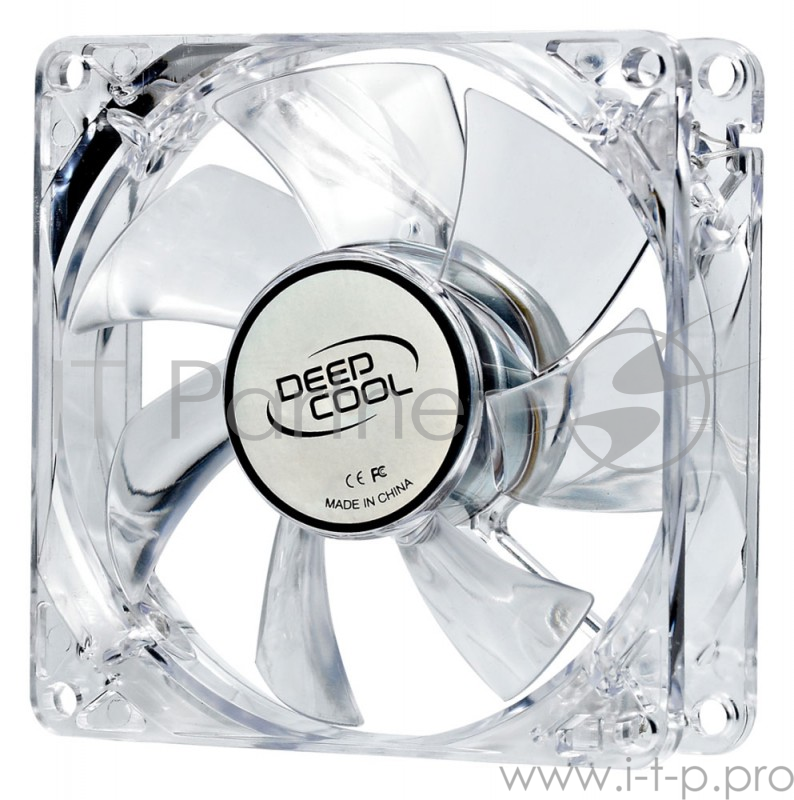 Вентилятор Deepcool XFAN 80L/R 80x80 3-pin 20dB 60gr LED Ret