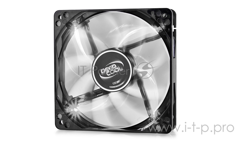 Вентилятор DEEPCOOL Wind Blade WHITE 120x120x25мм (64шт./кор, пит. от мат.платы и БП, полупрозрачный