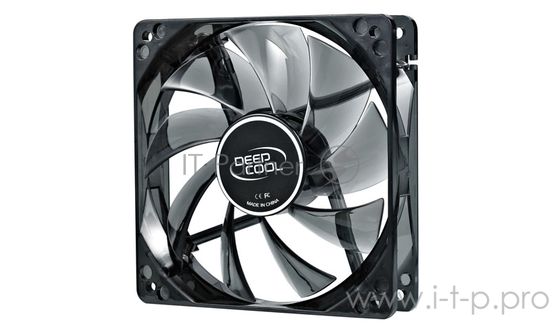 Вентилятор DEEPCOOL Wind Blade WHITE 120x120x25мм (64шт./кор, пит. от мат.платы и БП, полупрозрачный