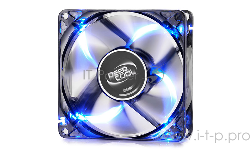 Вентилятор Deepcool WIND BLADE 80 80x80 3-pin 4-pin (Molex) 20dB LED Ret