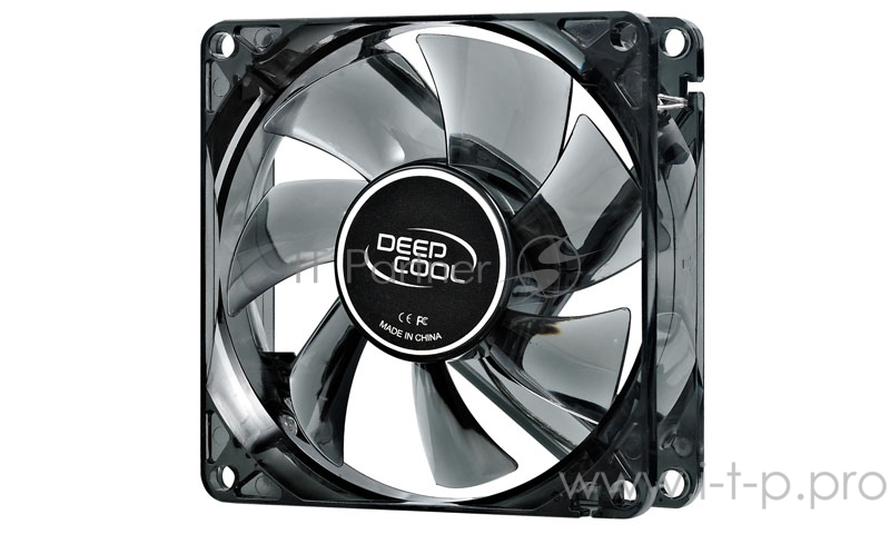 Вентилятор Deepcool WIND BLADE 80 80x80 3-pin 4-pin (Molex) 20dB LED Ret