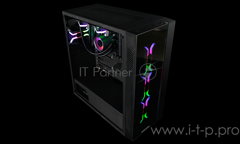 Вентилятор DEEPCOOL MF120S (3 IN 1) RGB 120x120x25мм (18шт./кор, PWM, RGB подсветка, безкаркасный ди