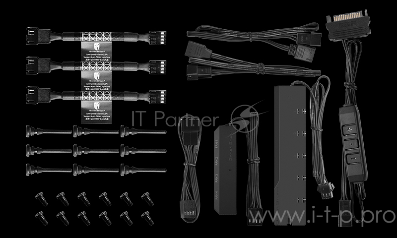 Вентилятор DEEPCOOL MF120S (3 IN 1) RGB 120x120x25мм (18шт./кор, PWM, RGB подсветка, безкаркасный ди