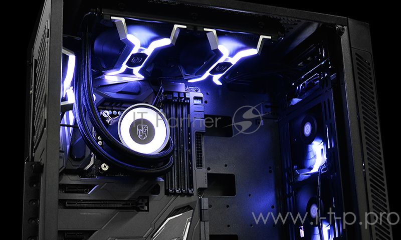 Вентилятор DEEPCOOL MF120S (3 IN 1) RGB 120x120x25мм (18шт./кор, PWM, RGB подсветка, безкаркасный ди