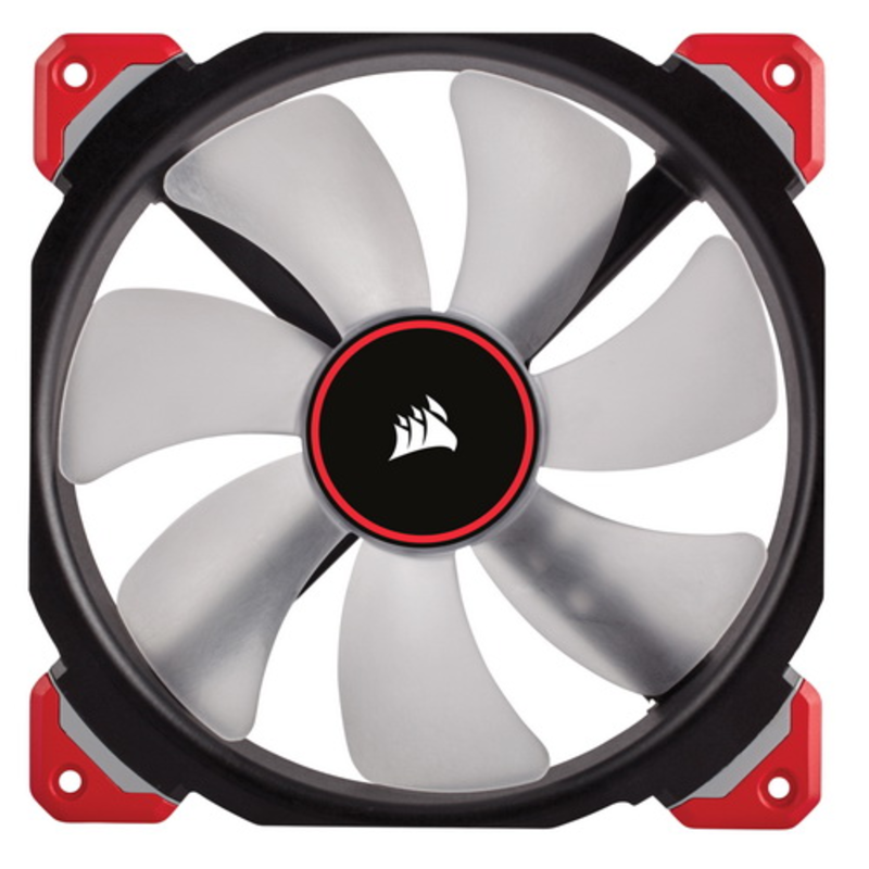 Вентилятор Corsair ML140 PRO LED Red 140mm Premium Magnetic Levitation Fan (CO-9050047-WW), RTL