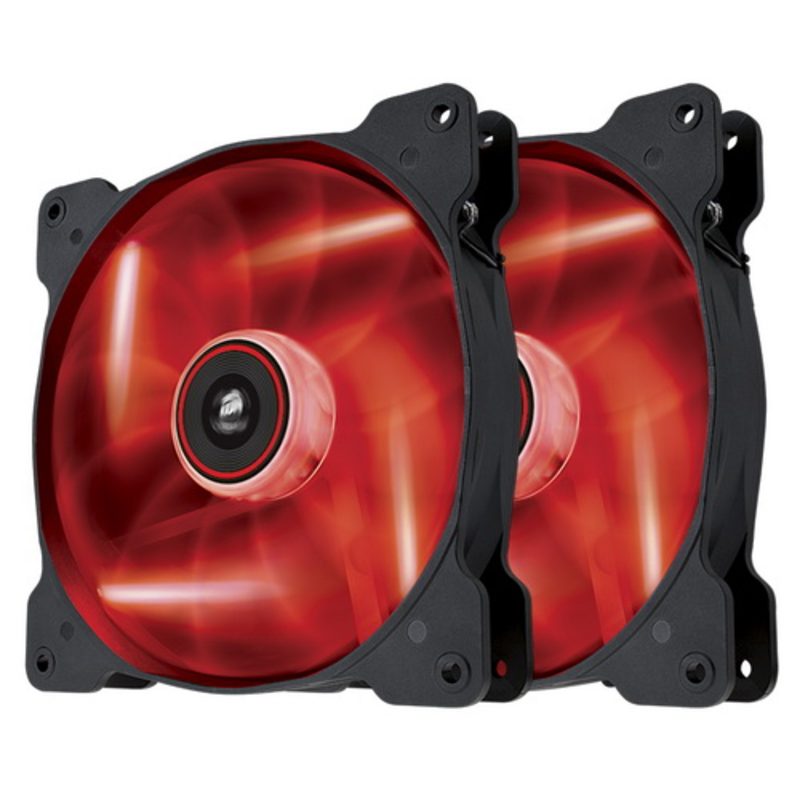 Вентилятор Corsair Air Series SP140 LED Red High Static Pressure 140mm Fan Twin Pack CO-9050034-WW RTL