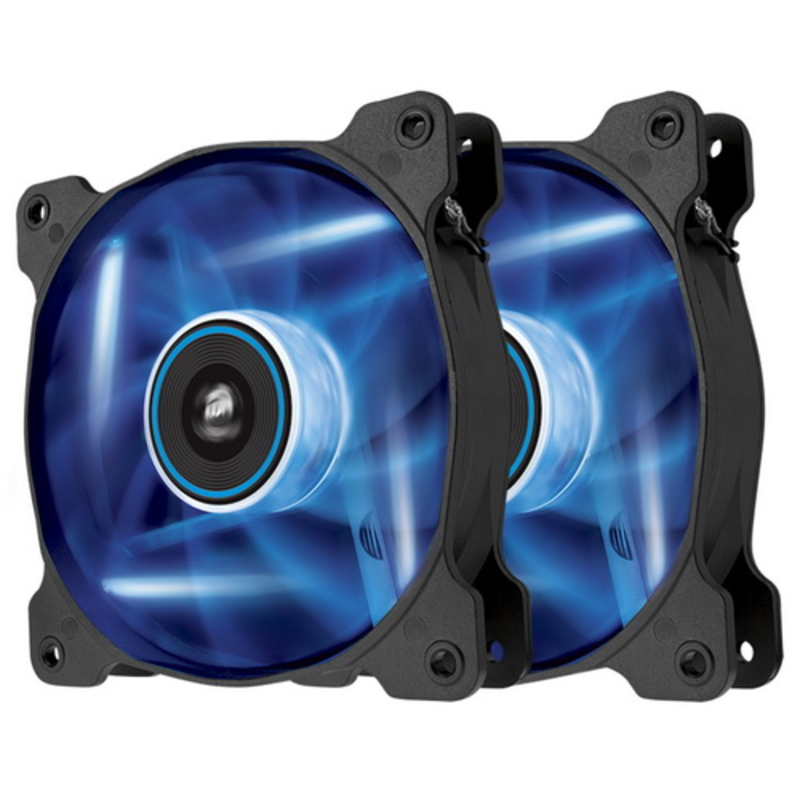 Вентилятор Corsair Air Series AF120 LED Blue Quiet Edition High Airflow Fan 120mm CO-9050016-BLED (Twin Pack) RTL